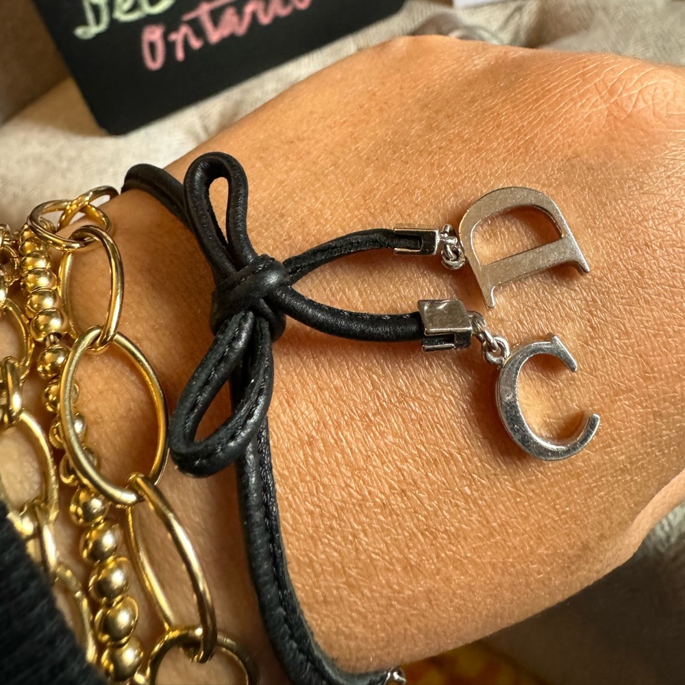 Christian Dior leather bracelet *PRICE is FIRM
